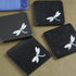 Modern Square Coasters with Abalone Shell Inlay (Set of 4)